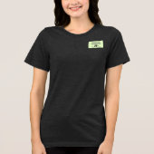 Wurm Salem Hexe Tri-Blend Shirt (Vorderseite)