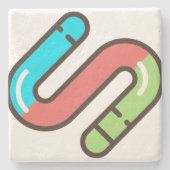 Wurm Steinuntersetzer (Vorderseite)