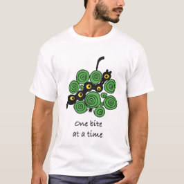 Wurm-T-Shirt 'Ein Biss auf einmal' T-Shirt