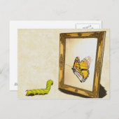 Wurm und der Spiegel! Postkarte (Vorne/Hinten)