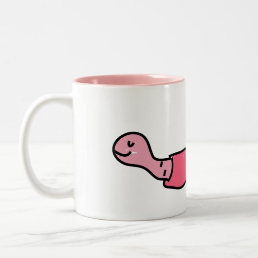 Wurm Zweifarbige Tasse (Links)