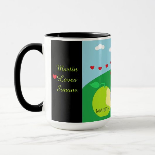 Würmer in der Liebe Tasse (Links)