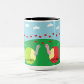 Würmer in der Liebe Tasse (Zentrum)