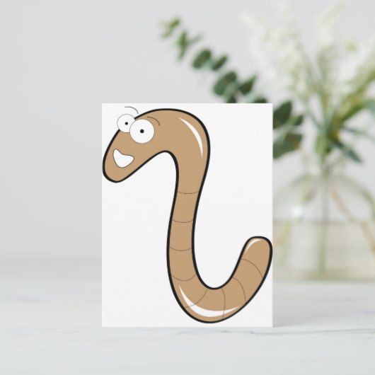Würmer Postkarte (Stehend Vorderseite)
