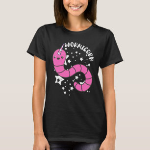 Wurmfarmer Einhorn Würmer Vermiculture Wurm Farmin T-Shirt