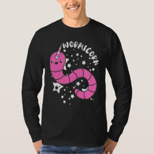Wurmfarmer Einhorn Würmer Vermiculture Wurm Farmin T-Shirt