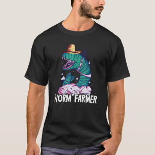 Wurmfarmer kämpft Vermiculture Battle Garden Co T-Shirt