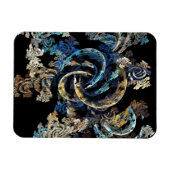 Wurmloch im Weltraum Magnet (Horizontal)