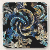 Wurmloch im Weltraum Untersetzer (Vorderseite)