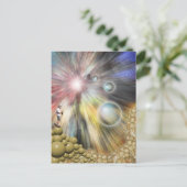 Wurmloch Postkarte (Stehend Vorderseite)