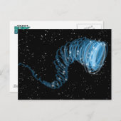 Wurmloch Postkarte (Vorne/Hinten)