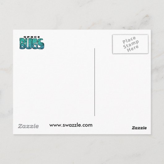 Wurmloch Postkarte (Rückseite)