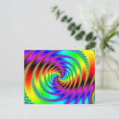 Wurmloch Postkarte (Stehend Vorderseite)