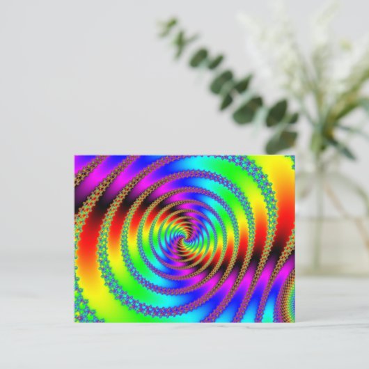 Wurmloch Postkarte (Stehend Vorderseite)