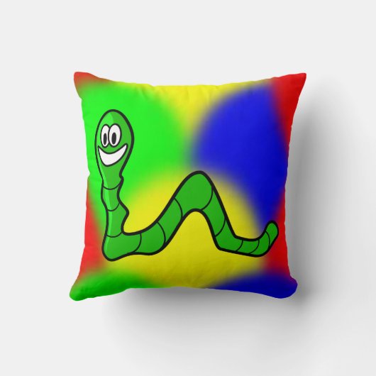 Wurmwurm Kissen (Rückseite)