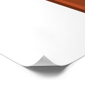 Wurst auf einer Gabel Poster (Ecke)