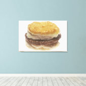 Wurst Biscuit Leinwanddruck (Insitu (Holzboden))