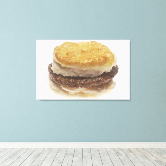 Wurst Biscuit Leinwanddruck (Insitu (Holzboden))