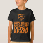 Wurst. Ditka. Bären T-Shirt (Vorderseite)