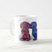 Wurst Dog Lovers Kaffeetasse (Vorderseite Links)