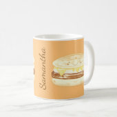 Wurst, Ei und Käsesandwich Kaffeetasse (VorderseiteRechts)