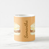 Wurst, Ei und Käsesandwich Kaffeetasse (Mittel)