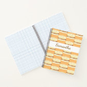 Wurst, Ei und Käsesandwich Notizblock (Innenseite)