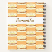 Wurst, Ei und Käsesandwich Notizblock (Rückseite)