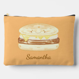 Wurst, Ei und Käsesandwich Zubehörtasche