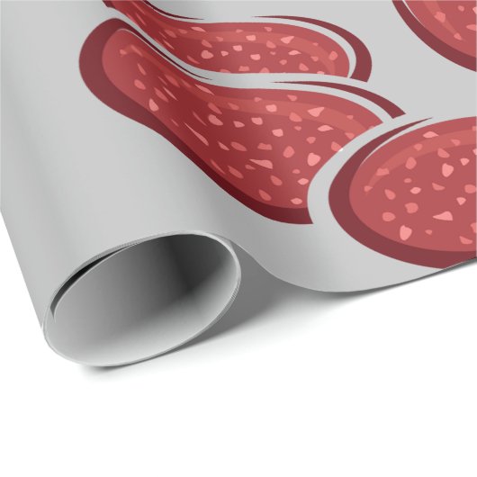 Wurst Geschenkpapier (Rolleneckpunkt)