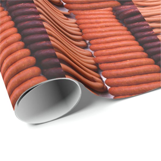 Wurst Geschenkpapier (Rolleneckpunkt)
