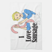 Wurst Geschirrtuch (Vertikal)
