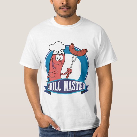 Wurst-Grill-Meister T-Shirt (Vorderseite)
