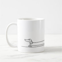 Wurst Hund Tasse, Dackel Tasse, Hund-Lover-Geschen
