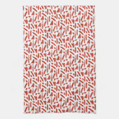 Wurst-Hundemuster Handtuch (Vertikal)