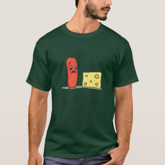 Wurst Kse Szenario Lustiger Deutscher Lebensmittel T-Shirt