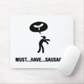 Wurst-Liebhaber Mousepad (Mit Mouse)
