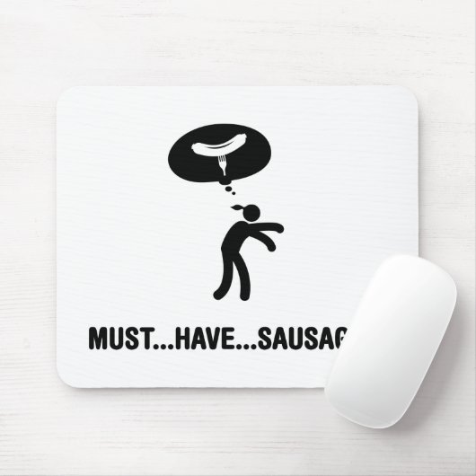 Wurst-Liebhaber Mousepad (Mit Mouse)