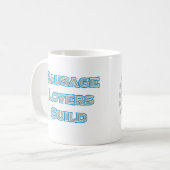 Wurst-Liebhaber-Tasse Kaffeetasse (Vorderseite Links)