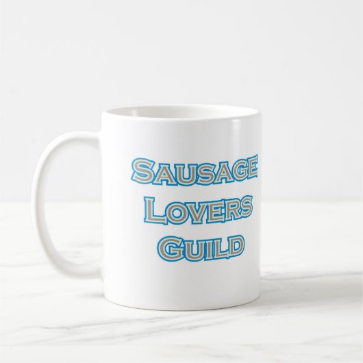 Wurst-Liebhaber-Tasse Kaffeetasse (Links)
