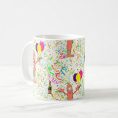 Wurst-Party Kaffeetasse (Vorderseite Links)