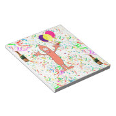 Wurst-Party Notizblock (angewinkelt)