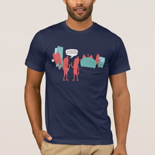 Wurst-Party T-Shirt (Vorderseite)