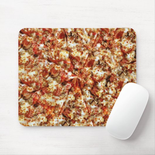 Wurst-Pepperoni-Pizza Mousepad (Mit Mouse)