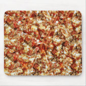Wurst-Pepperoni-Pizza Mousepad (Vorne)