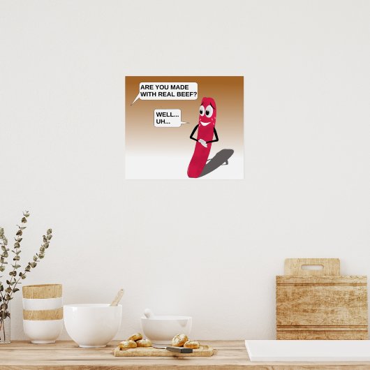 Wurst Poster (Küche)