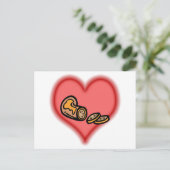 Wurst Postkarte (Stehend Vorderseite)