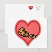 Wurst Postkarte (Vorne/Hinten)