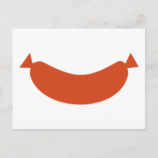 Wurst Postkarte
