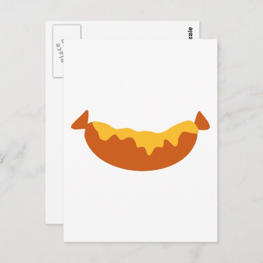 Wurst Postkarte (Vorne/Hinten)